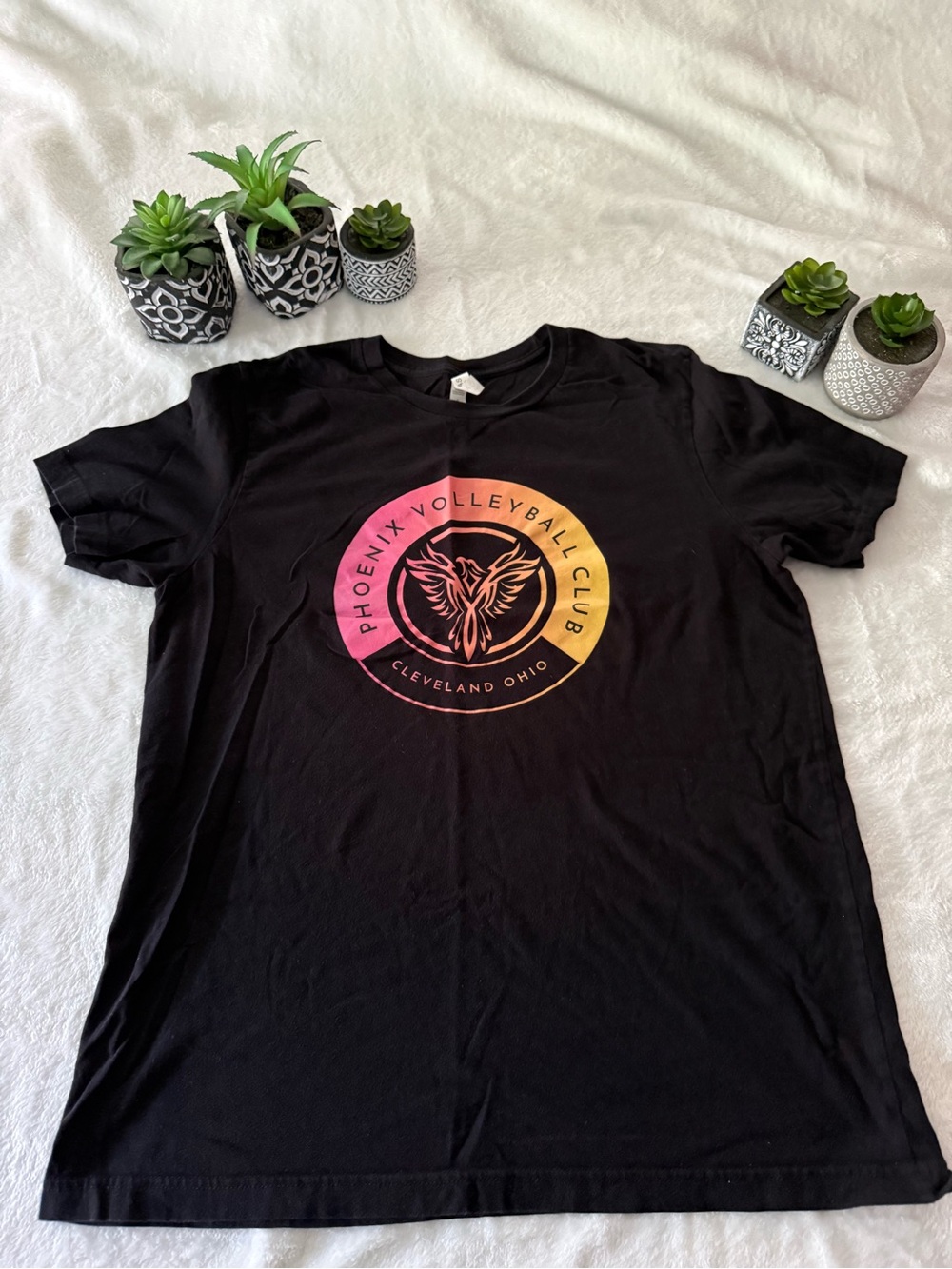 Phoenix Volleyball Club Cleveland OH Black T-shirt L